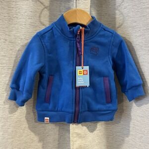 Blue Lego Target Track‎ Jacket 3-6 Months NWT